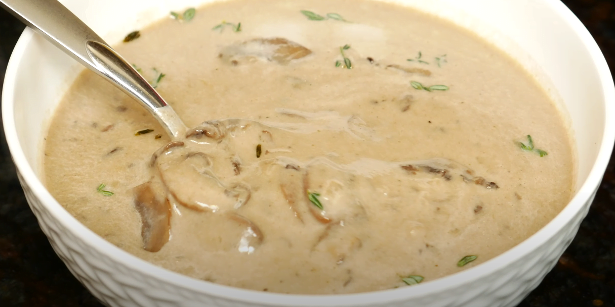 Supă cremă de ciuperci